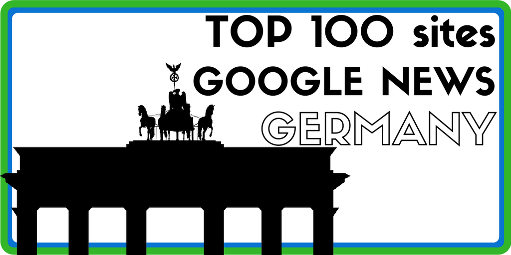 Top 100 websites on Google News – German Edition