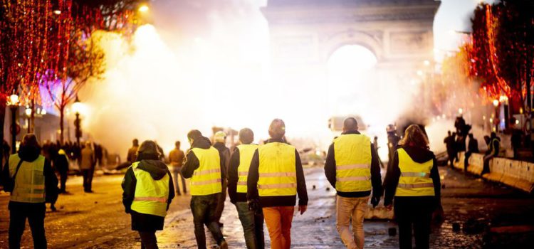 gilets jaunes à Paris